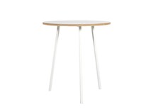 Hay Loop table diameter: 90 cm, H: 97 cm, white