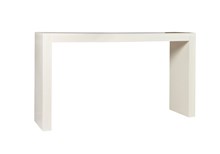 Samtalebord, hvid, b: 200 cm, d: 50 cm, h:110 cm